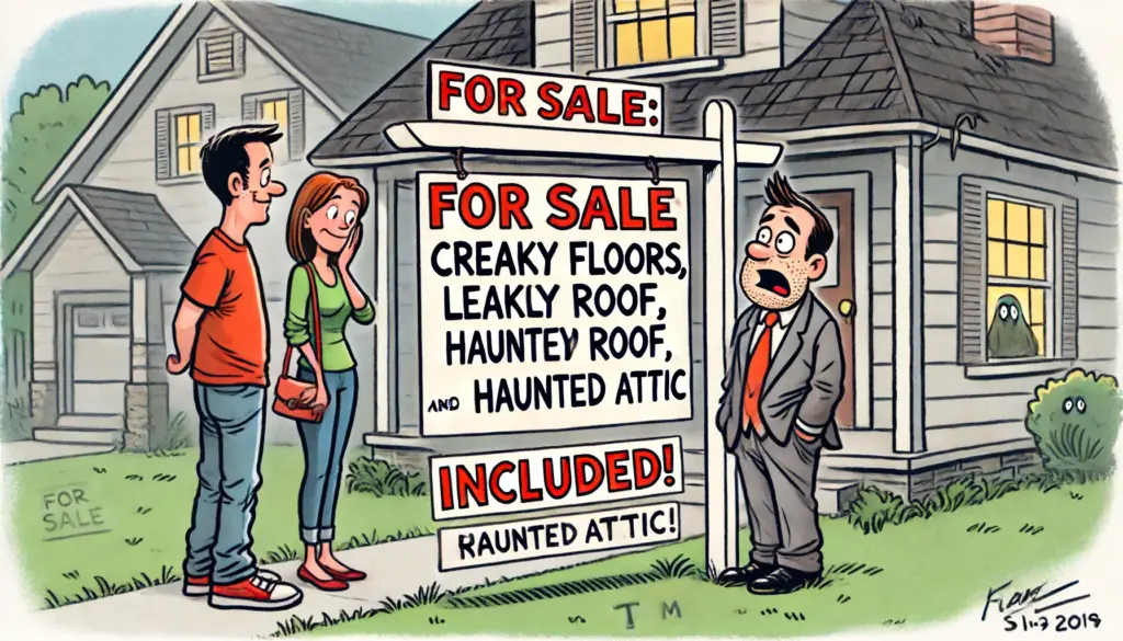 homeowner has created an overly honest ad for his house