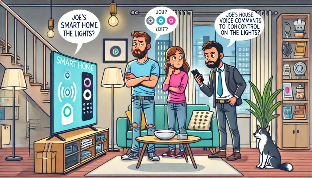 house is filled with smart home devices that have confused potential buyers