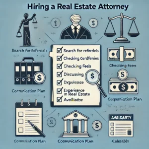 checklist for hiring a real estate attorney