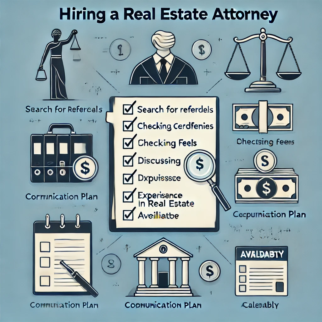 checklist for hiring a real estate attorney